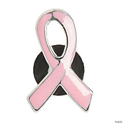 Metal Breast Cancer Awareness Pins