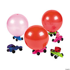Metallic Balloon Car Racers - 12 Pc.