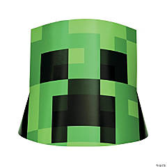 Minecraft<sup>®</sup> Creeper Party Hats - 8 Pc.