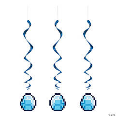 Minecraft® Hanging Swirl Decorations - 3 Pc.