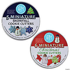 Mini Christmas 11 Piece Cookie Cutter Set