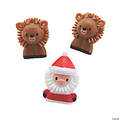 Mini Christmas Porcupine Characters - 12 Pc.