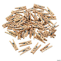 Mini Clothespins - 50 Pc.