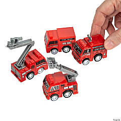 US Toy Assorted Fireman Fire Engine Mini Coloring Books (Lot of 12)