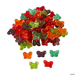 Mini Gummy Butterflies Candy - 146 Pc.