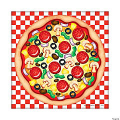 Mini Pizza Sticker Scenes - 12 Pc.