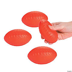 Mini Red School Spirit Footballs - 12 Pc.