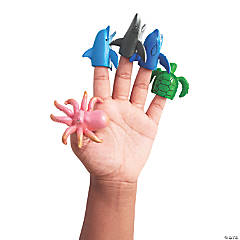 Mini Sea Life Finger Puppets - 12 Pc.