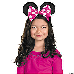 Minnie Mouse Ears with Reversible Bow