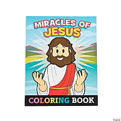 Miracles of Jesus Coloring Books - 12 Pc.