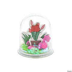 Mother’s Day Flower Glitter Snow Globe Craft Kit - Makes 12