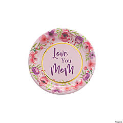 Mother’s Day Party Floral Paper Dessert Plates - 8 Ct.