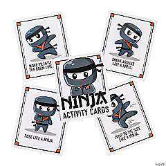 Move Like a Ninja Activity Cards - 24 Pc.