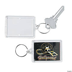Movie Night Theme Picture Frame Keychains