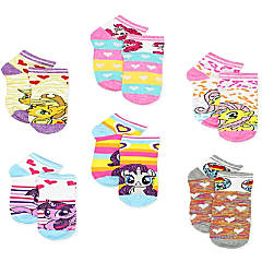 Disney Princess Toddler Girls 5 pack No Show Sock Set (Shoe: 7-10 (Sock:  4-6), Princess Names 5 pk)