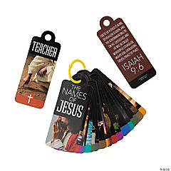 Names of Jesus Cards on Ring - 12 Pc.