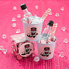 Bachelorette Party Pink Favor Stickers - 36 Pc.