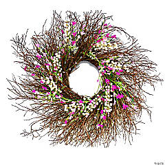 National Tree Company 24 Rose And Apples Wreath