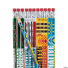 Native American Heritage Pencils - 24 Pc.