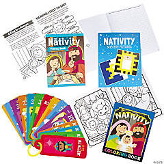 Nativity Learning Aids Classroom Handouts for 12
