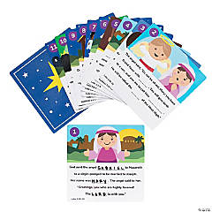Nativity Sequence Story Cards - 12 Pc.