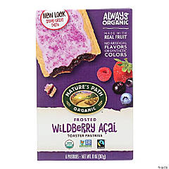 Nature's Path Organic Frosted Toaster Pastries - Wildberry Acai - Case of 12 - 11 oz.