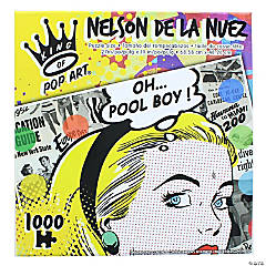 Nelson De La Nuez King Of Pop Art 1000 Piece Jigsaw Puzzle Pool Boy