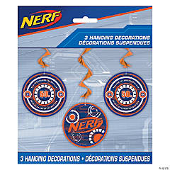 Nerf<sup>®</sup> Hanging Swirl Decorations - 3 Pc.