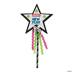 Confetti Print Fiber Optic Light-Up Wands - 12 Pc. | Oriental Trading