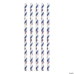 Nfl Buffalo Bills Paper Straws - 72 Pc.