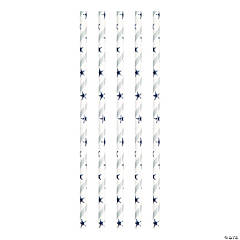 Dallas Cowboy Straws 