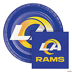 Nfl Los Angeles Rams Tailgate Kit For 8 Guests | Oriental Trading