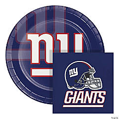 NFL New York Giants Paper Plate and Napkin Party Kit