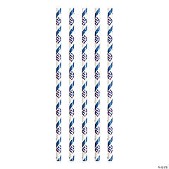 Nfl Detroit Lions Paper Straws - 72 Pc.