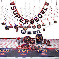 NFL<sup>®</sup> Super Bowl 2022 Tableware & Decorating Kit for 8 Guests