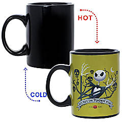 Disney Nightmare Before Christmas Santa Jack Wreath Ceramic Soup Mug with Lid