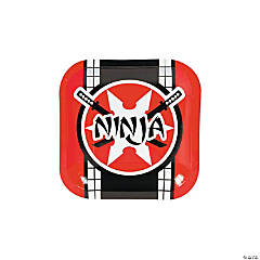 Ninja Warrior Paper Dessert Plates - 8 Ct.
