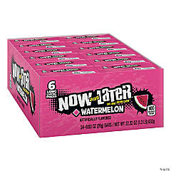 Now & Later<sup>®</sup> Watermelon Fruit Chews Candy - 24 Pc.