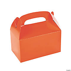 Orange Favor Boxes - 12 Pc.