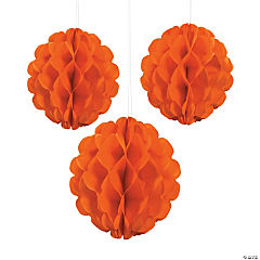 Orange Pumpkin Purée Tissue Balls