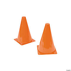 Orange Traffic Cones - 12 Pc.