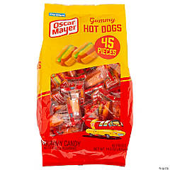 Oscar Mayer Hot Dog-Shaped Gummy Candy - 45 Pc.