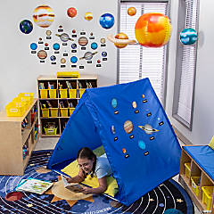 Outer Space Reading Corner Tent Kit - 17 Pc.