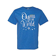 Oy to the World Adult’s T-Shirt - Extra Large