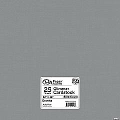 Paper Accents Cdstk Smooth 12x12 80lb Black