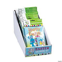 Paper Easter Coloring Book with Colored Pencils PDQ