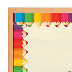 Paper Jumbo Colored Pencil Bulletin Board Borders