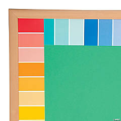 Paper Painted Palette™ Rainbow Paint Chip Border