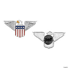 Patriotic Eagle Pins - 12 Pc.