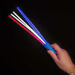 Patriotic Glow Stick Spray Wands - 12 Pc.